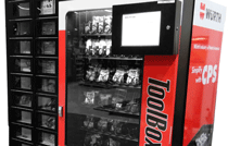 Red Vending Machine with Tools