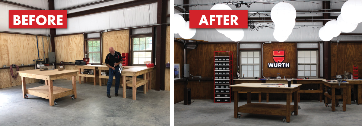 Würth Knowing Set Before and After